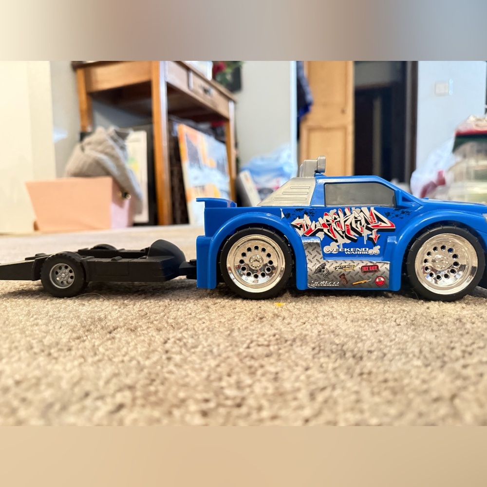 Road Rippers Toy Truck with Trailer Lights and Sounds